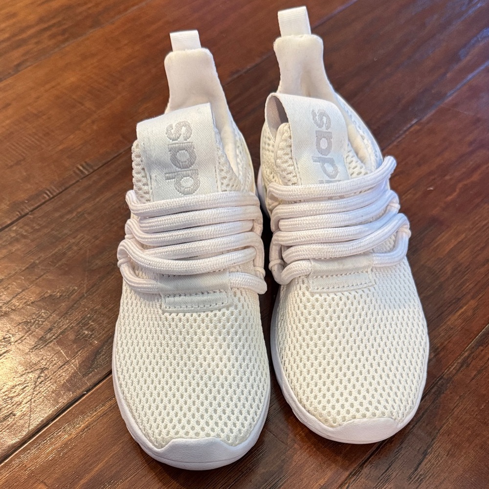 Adidas Kids White Sneakers